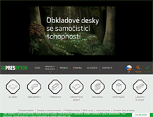 Tablet Screenshot of presbeton.cz